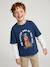 T-shirt manches longues garçon effet superposé marine 1 - vertbaudet enfant 