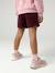 Jupe short fille plissée beige+bordeaux+vert anglais 10 - vertbaudet enfant 