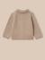 Cardigan col polo bébé Ecru chine+Marine 2 - vertbaudet enfant 