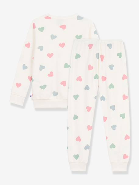 Pyjama enfant coeurs blanc 4 - vertbaudet enfant 