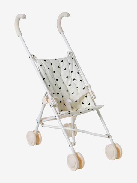 Grande poussette canne pour poupon Coeur fondant+Marguerite+Rétro Flower 1 - vertbaudet enfant 