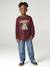 T-shirt manches longues garçon blanc chiné+bordeaux+gris ardoise 7 - vertbaudet enfant 