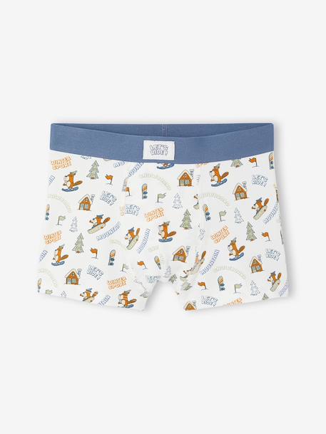 Lot de 5 boxers garçon bleu jean 4 - vertbaudet enfant 
