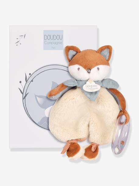 Doudou hochet Timo renard 18 cm orange 2 - vertbaudet enfant 