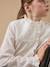 Chemise avec froufrou fille Ecru 3 - vertbaudet enfant 