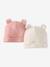 Lot de 2 bonnets naissance à oreilles d'ours bleu pâle + gris chiné+écru + beige+rose poudré 5 - vertbaudet enfant 