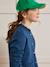 Gilet fille en molleton - coton biologique Amande+Cerise+Marine+Vert anglais 11 - vertbaudet enfant 