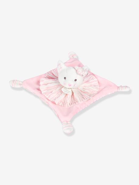 Doudou chat 20 cm blanc 2 - vertbaudet enfant 
