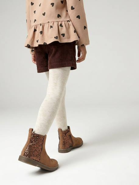 Short en velours forme paperbag fille bleu canard+camel+cannelle+chocolat+gris+mauve+vieux rose 16 - vertbaudet enfant 