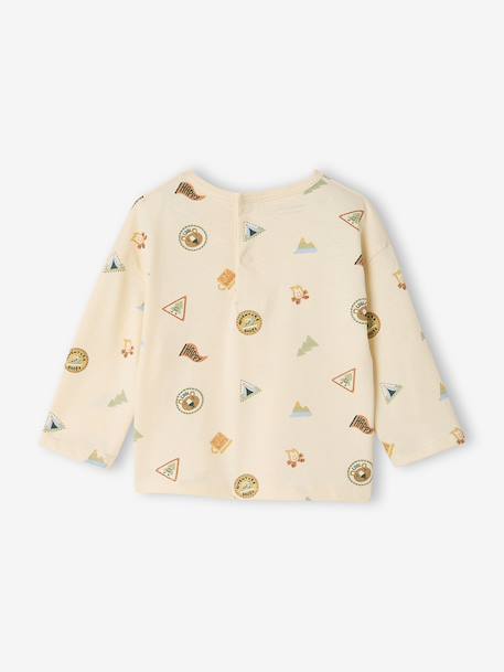 T-shirt manches longues bébé garçon vanille 5 - vertbaudet enfant 