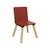Table carrée enfant bois de pin 2 assises - judith Blanc+Rose+Terracotta+Vert+Vert olive 18 - vertbaudet enfant 