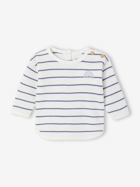 T-shirt manches longues naissance écru 1 - vertbaudet enfant 