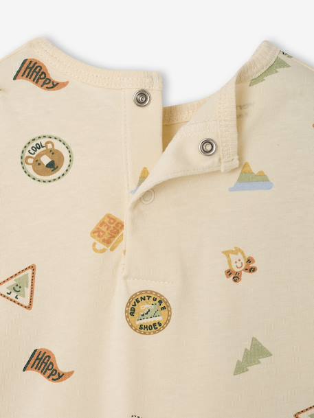 T-shirt manches longues bébé garçon vanille 3 - vertbaudet enfant 