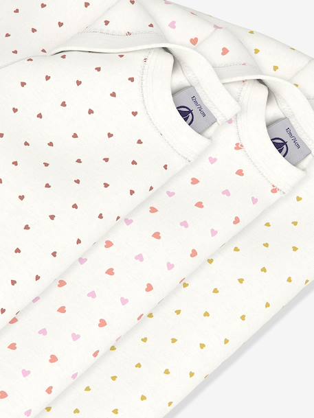 Lot 3 bodies manches longues blanc 3 - vertbaudet enfant 