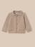 Cardigan col polo bébé Ecru chine+Marine 1 - vertbaudet enfant 
