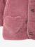 Manteau bébé en sherpa avec doublure imprimée 'léopard' beige+vieux rose 7 - vertbaudet enfant 