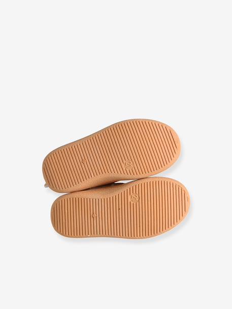 Chaussons zippés bébé en toile beige+beige imprimé+blanc imprimé+rose imprimé+rose pâle+vanille 5 - vertbaudet enfant 