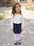 Tee-shirt blouse fille détail broderie anglaise manches longues bleu pâle+écru+marine+mauve+vert foncé 9 - vertbaudet enfant 
