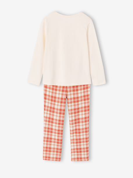 Pyjama pantalon fille beige 4 - vertbaudet enfant 