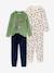 Lot de 2 pyjamas garçon vert 1 - vertbaudet enfant 