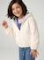 Coupe-vent fille à capuche réversible léopard/sherpa beige+vanille 14 - vertbaudet enfant 