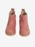 Boots fille cuir zippées beige+bronze+camel+marine+marron+vert+vieux rose 36 - vertbaudet enfant 