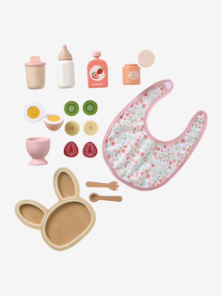 Set repas poupon en bois FSC® rose 5 - vertbaudet enfant 