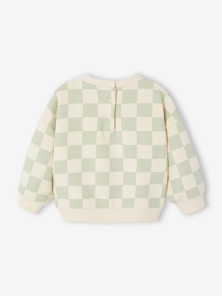 Sweat bébé garçon manches longues vert sauge 2 - vertbaudet enfant 