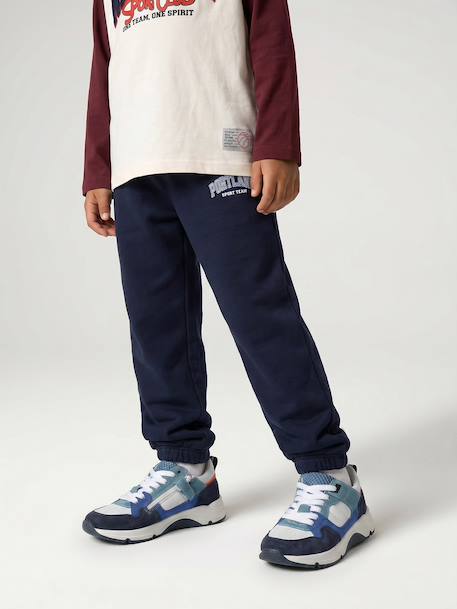 Pantalon de jogging garçon beige+marine+vert sapin 9 - vertbaudet enfant 