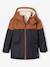 Parka technique à capuche garçon doublée fausse fourrure chaudron+noisette 5 - vertbaudet enfant 