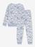 Pyjama imprimé bonhommes de neige bleu clair 3 - vertbaudet enfant 