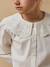 Blouse fille maxi col Blanc casse 3 - vertbaudet enfant 