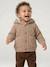Gilet à capuche bébé en tricot beige chiné 1 - vertbaudet enfant 