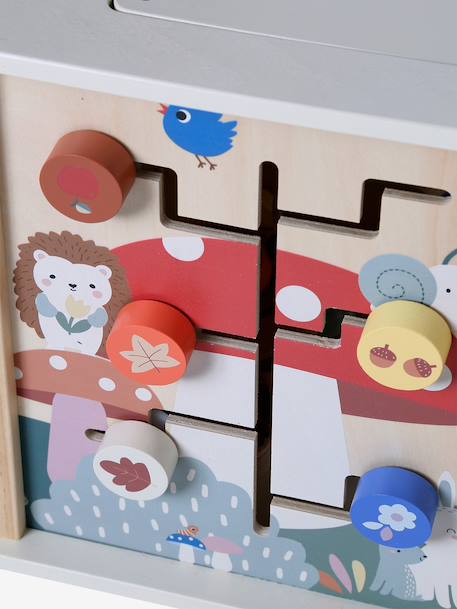 Cube d’activités avec boulier en bois FSC® 4 Saisons+Happy Forest 20 - vertbaudet enfant 