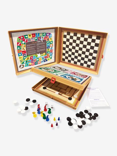 Coffret 8 jeux marron 2 - vertbaudet enfant 