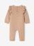 Combinaison bébé fille en tricot beige chiné 2 - vertbaudet enfant 