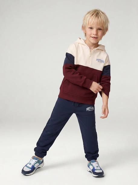 Pantalon de jogging garçon beige+marine+vert sapin 12 - vertbaudet enfant 