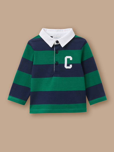 Bébé-T-shirt, sous-pull-T-shirt-Polo rubgy bébé - coton biologique