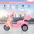 Moto scooter électrique pour enfants 6 v env. 3 km/h 3 roues et topcase effet lumineux et sonore rose Pink 4 - vertbaudet enfant 