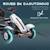 Kart à pédales enfant go kart formule 1 racing passione italia pneus gonflables caoutchouc Black+White 10 - vertbaudet enfant 
