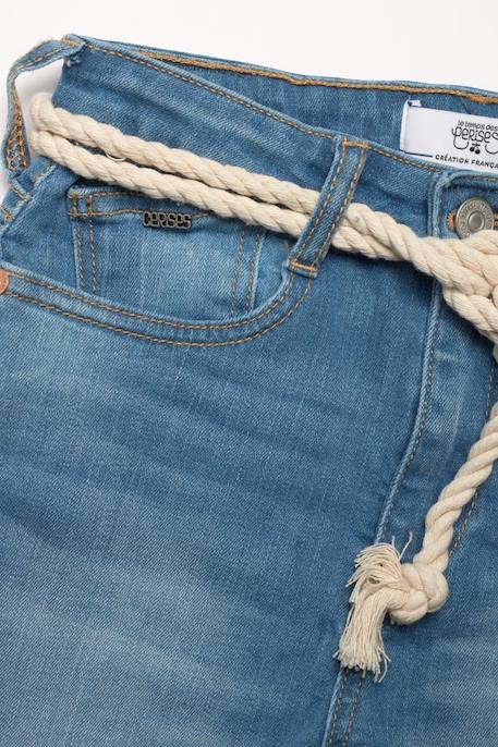 Short en jeans tiki Blue 4 - vertbaudet enfant 