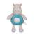 Peluche - veilleuse bebe bamboo - hippopotame - 26 cm Grey 1 - vertbaudet enfant 
