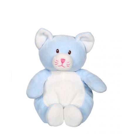 Peluche - peluche toodoux chat - 15 cm Blue 1 - vertbaudet enfant 