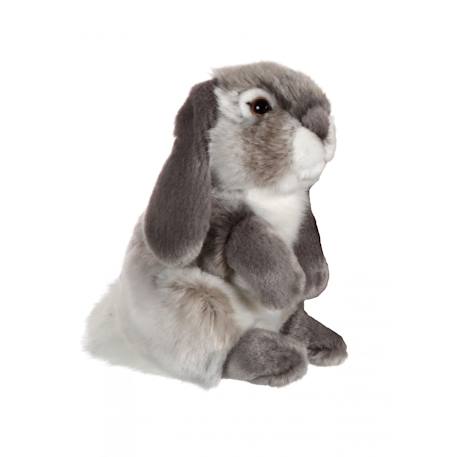 Peluche - peluche lapin bélier gris - 18 cm Grey 1 - vertbaudet enfant 