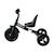 Tricycle enfant multi-équipé garde-boue sonnette pédales antidérapantes siège réglable 2 positions avec dossier Black 2 - vertbaudet enfant 
