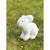 Peluche - peluche lapin flammé douceur blanc - 25 cm White 4 - vertbaudet enfant 