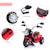 Moto électrique enfant chopper tout-terrain 6v 20w marche av ar 3 roues effets lumineux sonores Red+Yellow 4 - vertbaudet enfant 