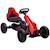 Kart à pédales enfant go kart formule 1 racing aileron avant carter chaine fermé siège réglable avec ceinture Black+Red 7 - vertbaudet enfant 