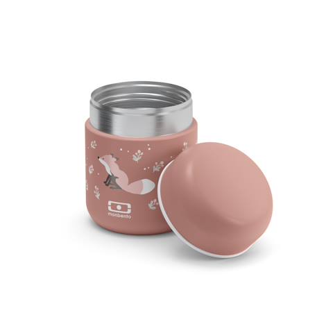 Lunch box isotherme enfant 280ml capsule Bleu dino+Cannelle fox+Rose birds+Vert raccoon 7 - vertbaudet enfant 