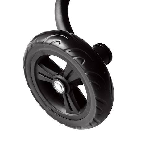 Tricycle enfant multi-équipé garde-boue sonnette pédales antidérapantes siège réglable 2 positions avec dossier Black 6 - vertbaudet enfant 